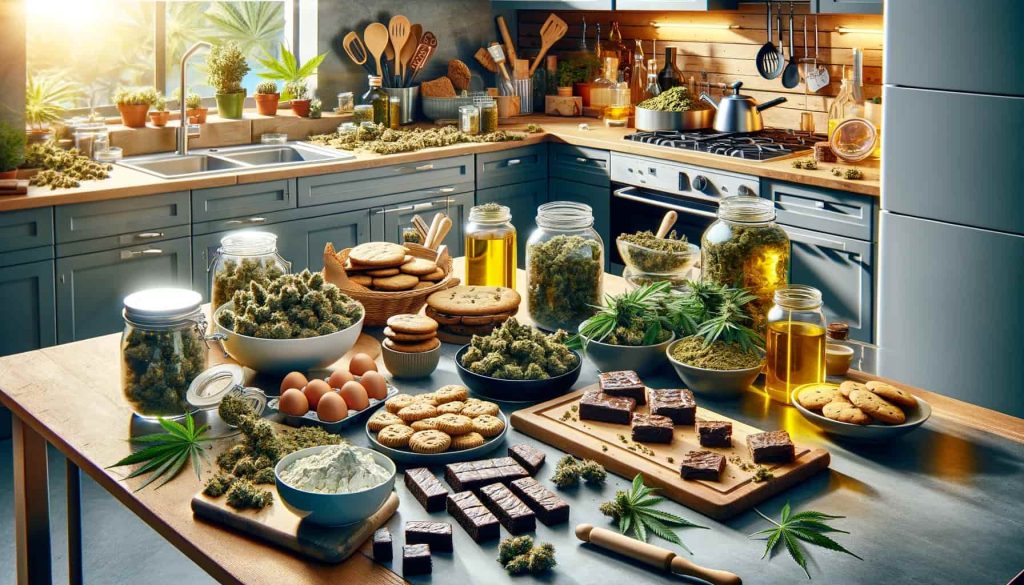 Cocinar recetas de cannabis