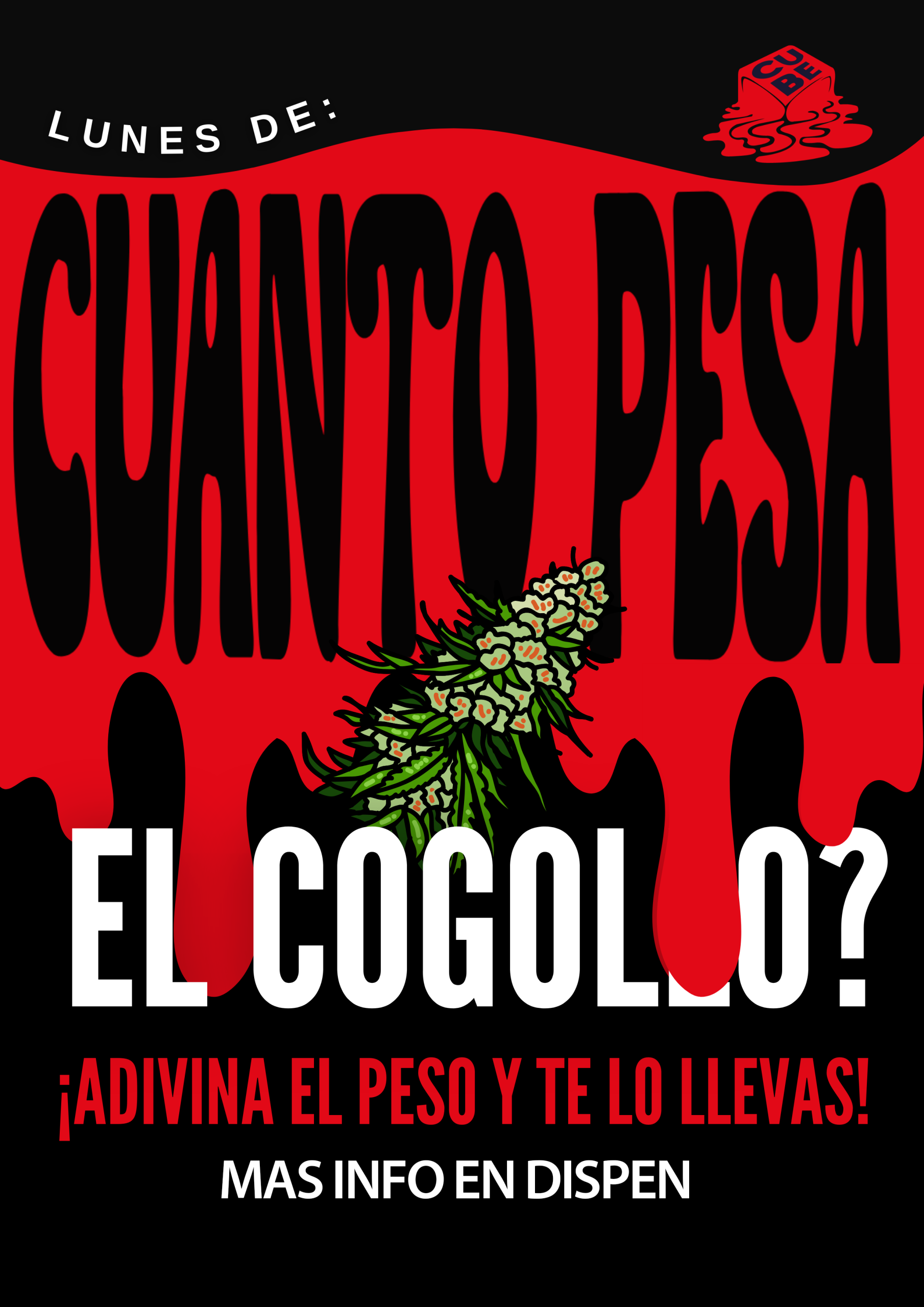 Lunes – ¿Cuánto pesa el cogollo?