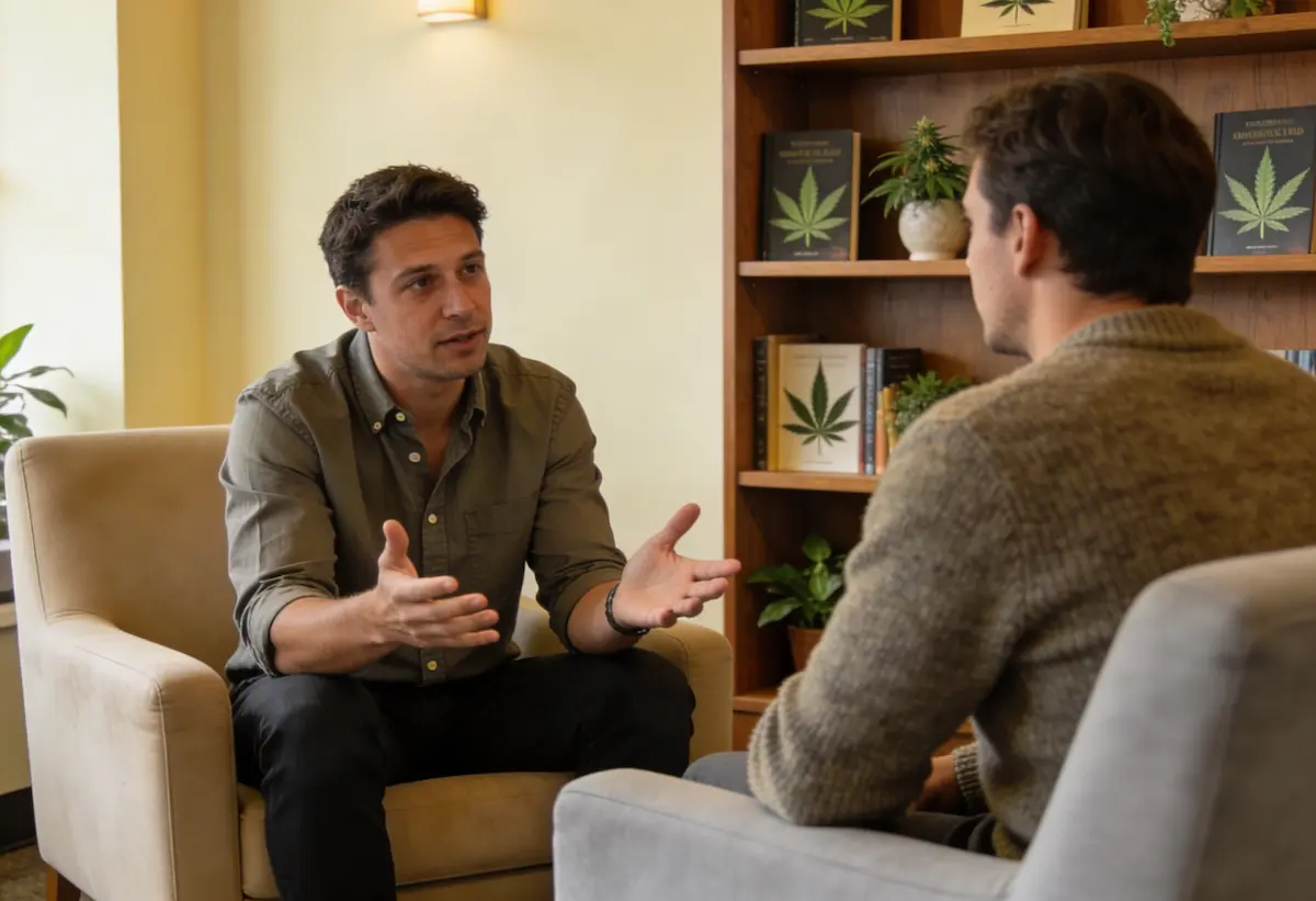Consulenza sulla marijuana al Cubo di Barcellona